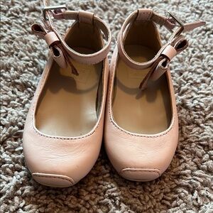 Pink Kids Ballet Flats Janie and Jack size 4